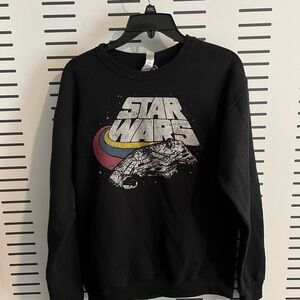 Star Wars Black and White Crewneck Sweater